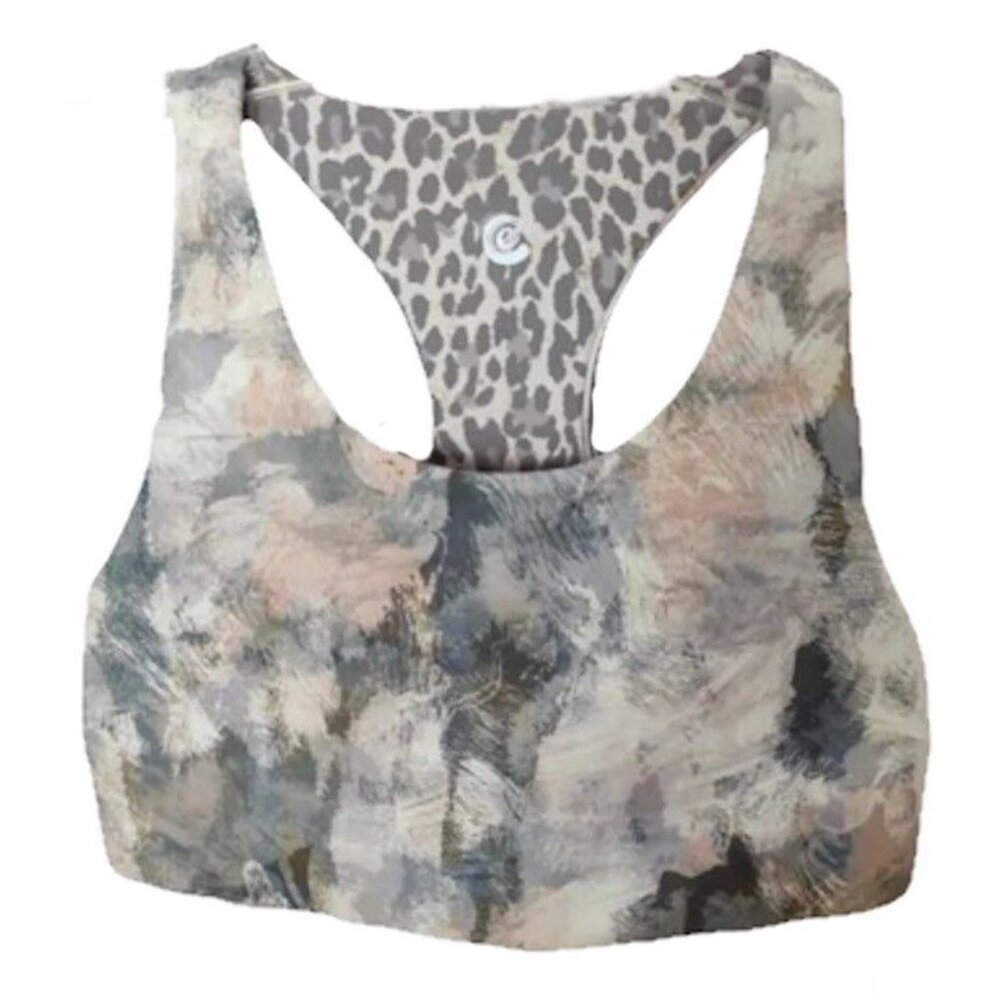 NWT Calme  Endurance Reversible Sports Bra SM 110797